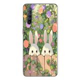 Le Balvo Oppo Reno 3 Uyumlu Tavşan Kardeşler Baskılı Silikon Kılıf