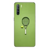 Le Balvo Oppo Reno 3 Uyumlu Tenis Raketi Baskılı Silikon Kılıf