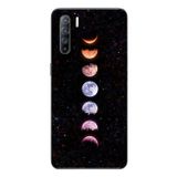 Le Balvo Oppo Reno 3 Uyumlu Tüm Gezegenler Baskılı Silikon Kılıf