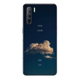 Le Balvo Oppo Reno 3 Uyumlu You Can Do İt Baskılı Silikon Kılıf