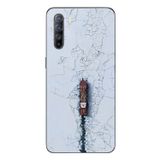 Le Balvo Oppo Reno 3 Uyumlu Yük Gemisi Baskılı Silikon Kılıf