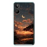 Le Balvo Realme 10 4G Uyumlu Ay Gecesi Baskılı Silikon Kılıf