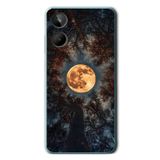 Le Balvo Realme 10 4G Uyumlu Ay Gökyüzü Baskılı Silikon Kılıf