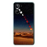 Le Balvo Realme 10 4G Uyumlu Ayın Geçişi Baskılı Silikon Kılıf