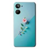 Le Balvo Realme 10 4G Uyumlu Çiçeğin Pembesi Baskılı Silikon Kılıf