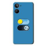 Le Balvo Realme 10 4G Uyumlu Gece Gündüz Geçiş Baskılı Silikon Kılıf