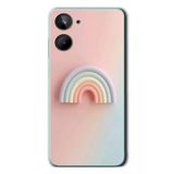 Le Balvo Realme 10 4G Uyumlu Gökkuşağı Pastel Baskılı Silikon Kılıf