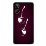 Le Balvo Realme 10 4G Uyumlu İki Kiraz Baskılı Silikon Kılıf