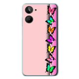 Le Balvo Realme 10 4G Uyumlu Kelebeklerin Rüyası Baskılı Silikon Kılıf