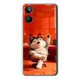Le Balvo Realme 10 4G Uyumlu Keyifli Köpek Baskılı Silikon Kılıf