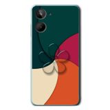 Le Balvo Realme 10 4G Uyumlu Modern Yonca Renkleri Baskılı Silikon Kılıf