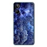 Le Balvo Realme 10 4G Uyumlu Mor Bulutlar Baskılı Silikon Kılıf