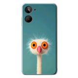Le Balvo Realme 10 4G Uyumlu Şaşkın Hayvan Baskılı Silikon Kılıf