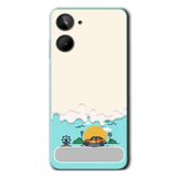 Le Balvo Realme 10 4G Uyumlu Tatil Yolu Baskılı Silikon Kılıf