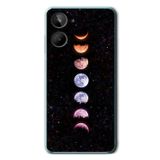 Le Balvo Realme 10 4G Uyumlu Tüm Gezegenler Baskılı Silikon Kılıf