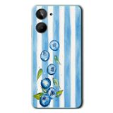 Le Balvo Realme 10 4G Uyumlu Yaban Mersinleri Baskılı Silikon Kılıf