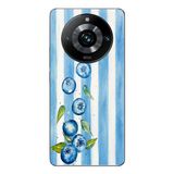 Le Balvo Realme 11 Pro Uyumlu Yaban Mersinleri Baskılı Silikon Kılıf