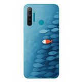 Le Balvo Realme 5i Uyumlu Balıklar Yüzüyor Baskılı Silikon Kılıf