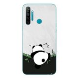 Le Balvo Realme 5i Uyumlu Bambuya Çıkan Panda Baskılı Silikon Kılıf