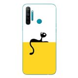 Le Balvo Realme 5i Uyumlu Dişi Kedi Baskılı Silikon Kılıf