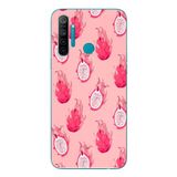 Le Balvo Realme 5i Uyumlu Ejder Meyvesi Baskılı Silikon Kılıf