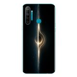 Le Balvo Realme 5i Uyumlu Galaksi Uzay Baskılı Silikon Kılıf