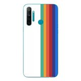 Le Balvo Realme 5i Uyumlu Gökkuşağı Baskılı Silikon Kılıf