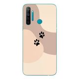 Le Balvo Realme 5i Uyumlu İki Pati Baskılı Silikon Kılıf