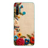 Le Balvo Realme 5i Uyumlu İşlemeli İğne Oyası Baskılı Silikon Kılıf