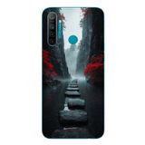 Le Balvo Realme 5i Uyumlu Karanlık Yolu Baskılı Silikon Kılıf