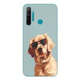 Le Balvo Realme 5i Uyumlu Karizmatik Köpek Baskılı Silikon Kılıf
