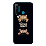 Le Balvo Realme 5i Uyumlu Kedi Halleri Baskılı Silikon Kılıf