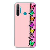 Le Balvo Realme 5i Uyumlu Kelebeklerin Rüyası Baskılı Silikon Kılıf