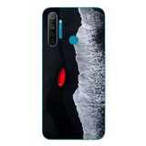 Le Balvo Realme 5i Uyumlu Kırmızı Tekne Yalnız Baskılı Silikon Kılıf