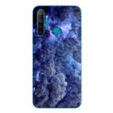 Le Balvo Realme 5i Uyumlu Mor Bulutlar Baskılı Silikon Kılıf
