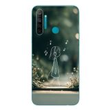 Le Balvo Realme 5i Uyumlu Neon Kız Çocugu Baskılı Silikon Kılıf