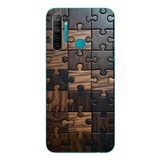 Le Balvo Realme 5İ Uyumlu Puzzle Baskılı Silikon Kılıf