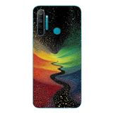 Le Balvo Realme 5i Uyumlu Renkli Yollar Baskılı Silikon Kılıf