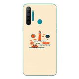Le Balvo Realme 5i Uyumlu Sade Tatil Baskılı Silikon Kılıf