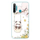 Le Balvo Realme 5i Uyumlu Sallanan Panda Baskılı Silikon Kılıf