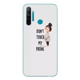 Le Balvo Realme 5i Uyumlu Telefonuma Dokunma Baskılı Silikon Kılıf
