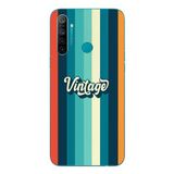 Le Balvo Realme 5i Uyumlu Vintage Baskılı Silikon Kılıf
