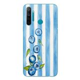 Le Balvo Realme 5i Uyumlu Yaban Mersinleri Baskılı Silikon Kılıf