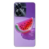 Le Balvo Realme C55 Uyumlu Karpuz Jelibon Baskılı Silikon Kılıf