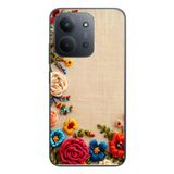 Le Balvo Redmi 15C Uyumlu İşlemeli İğne Oyası Baskılı Silikon Kılıf