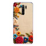 Le Balvo Redmi 9 Uyumlu İşlemeli İğne Oyası Baskılı Silikon Kılıf