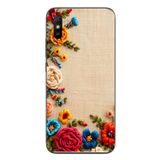 Le Balvo Redmi 9A Uyumlu İşlemeli İğne Oyası Baskılı Silikon Kılıf