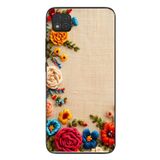 Le Balvo Redmi 9C Uyumlu İşlemeli İğne Oyası Baskılı Silikon Kılıf