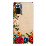 Le Balvo Redmi Note 10 Uyumlu İşlemeli İğne Oyası Baskılı Silikon Kılıf