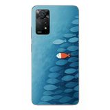 Le Balvo Redmi Note 11E Uyumlu Balıklar Yüzüyor Baskılı Silikon Kılıf